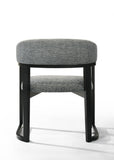 VIG Furniture Modrest Maury - Modern Grey Fabric + Black Dining Chair VGMA-MI-1189-GRYBLK