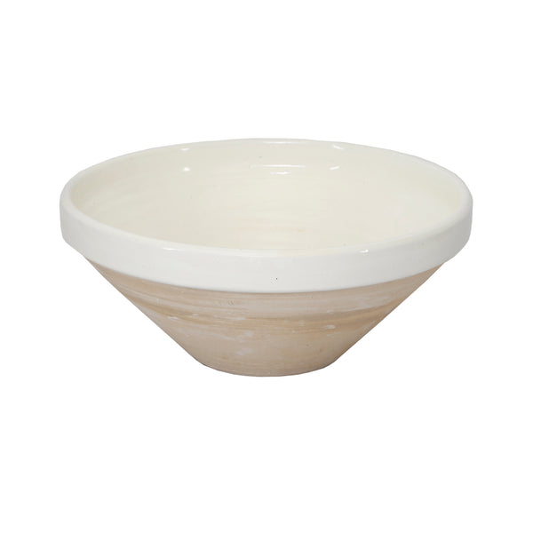 Lilys White Vintage Style Ceramic Bowl 8257