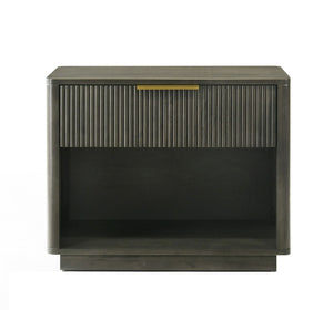 VIG Furniture Nova Domus Santa Monica - Modern Grey Wash Nightstand VGMA-BR-144-NS-GRY