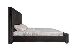 Vig Furniture Modrest Fields - Sleek Modern Black Acacia Bed From Vietnam, Elevate Your Bedroom Style Today! Black  Vgwd-vgd2-bed-blk