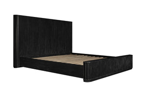 Vig Furniture Modrest Fields - Sleek Modern Black Acacia Bed From Vietnam, Elevate Your Bedroom Style Today! Black  Vgwd-vgd2-bed-blk
