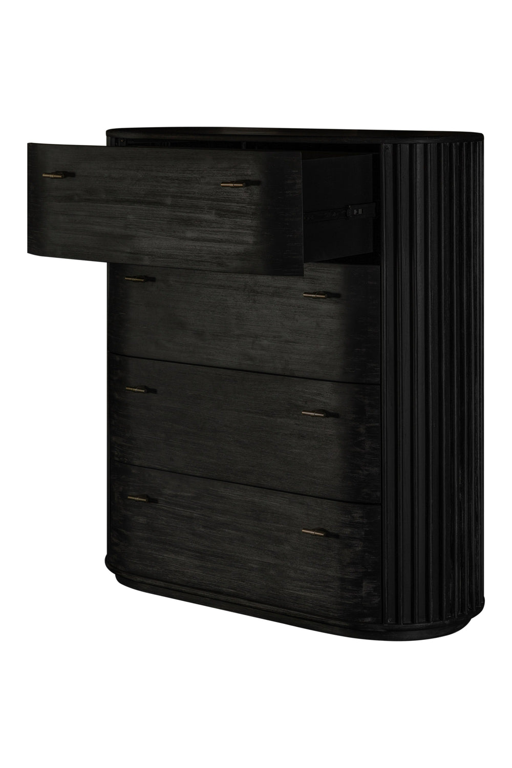 Vig Furniture Modrest Fields - Sleek Black Acacia Chest For Modern Storage Solutions, Crafted In Vietnam Black  Vgwd-vgd2-tb04-blk