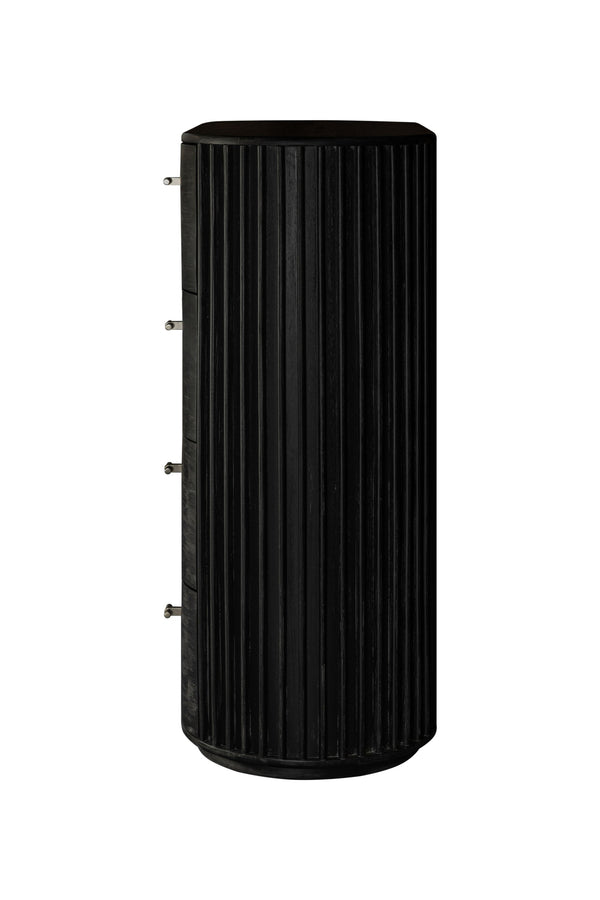 Vig Furniture Modrest Fields - Sleek Black Acacia Chest For Modern Storage Solutions, Crafted In Vietnam Black  Vgwd-vgd2-tb04-blk