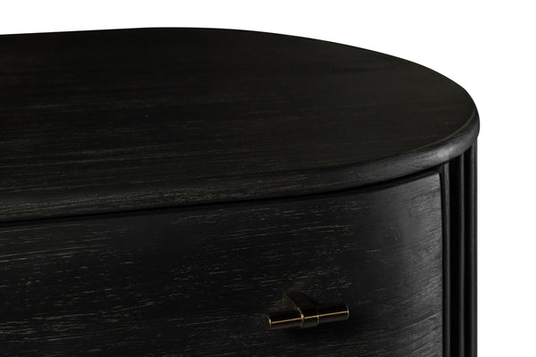 Vig Furniture Modrest Fields - Sleek Black Acacia Chest For Modern Storage Solutions, Crafted In Vietnam Black  Vgwd-vgd2-tb04-blk