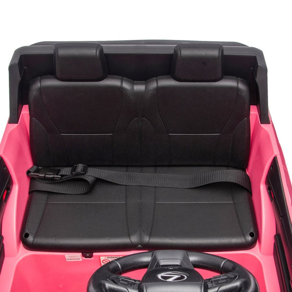 English Elm Lexus Gx550 Two Seat Kids Ride on with 24v Power Remote Control and Suspension Pink W1578P416225