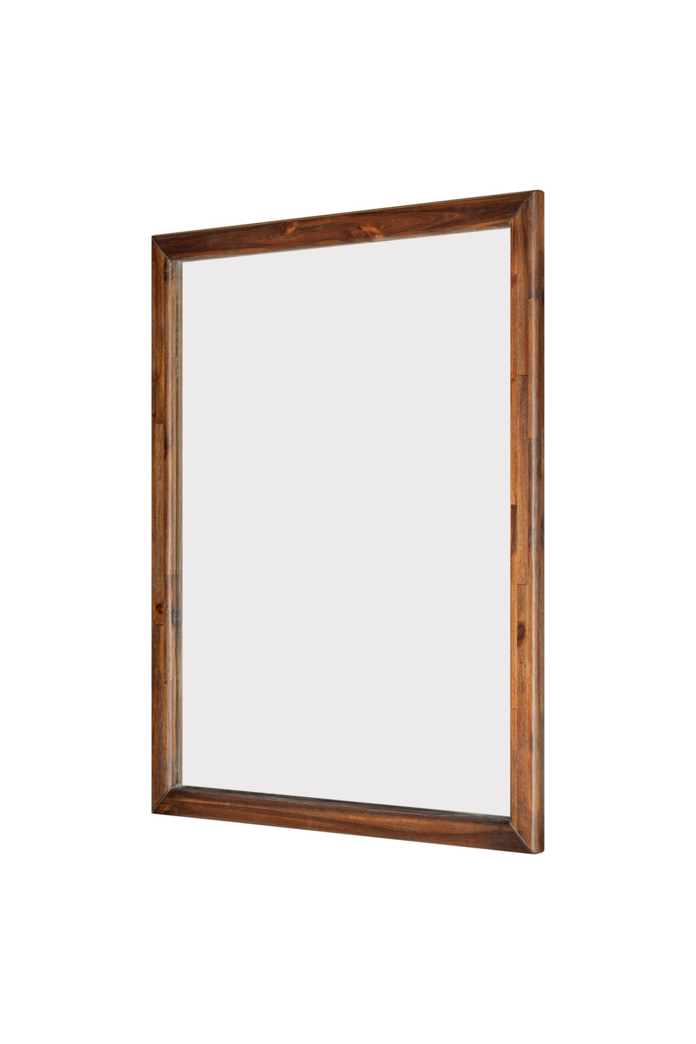 Vig Furniture Modrest Fields - Chic Walnut Acacia Mirror For Modern Spaces, Crafted In Vietnam For Elegance Walnut  Vgwd-vgd3-mir-wal