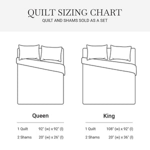 English Elm King Cotton Sateen Quilt Set Smooth Breathable Bedroom Layering Coverlet 3 Piece Linen B035P496599