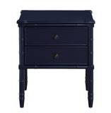 Comfort Pointe Ellison 2 Drawer Nightstand Midnight Blue