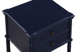 Comfort Pointe Ellison 2 Drawer Nightstand Midnight Blue