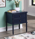 Comfort Pointe Ellison 2 Drawer Nightstand Midnight Blue