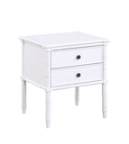 Comfort Pointe Ellison 2 Drawer Nightstand White