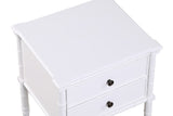 Comfort Pointe Ellison 2 Drawer Nightstand White