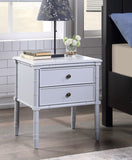 Comfort Pointe Ellison 2 Drawer Nightstand Dove Grey