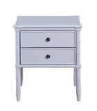 Comfort Pointe Ellison 2 Drawer Nightstand Dove Grey