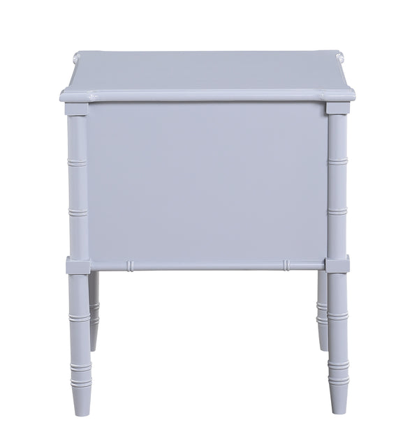 Comfort Pointe Ellison 2 Drawer Nightstand Dove Grey