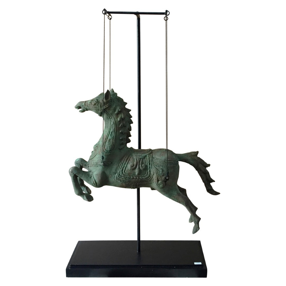 Lilys Bronze Hanging Horse On Stand 334264 8260