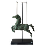 Bronze Hanging Horse On Stand 334264