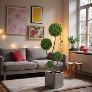 English Elm 5ft Artificial Willow Silk Faux Tree Cascading Branches for Living Room or Office W2945P279015