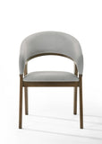 VIG Furniture Modrest Truman - Mid-Century Modern Grey + Walnut Dining Chair VGMA-MI-1240