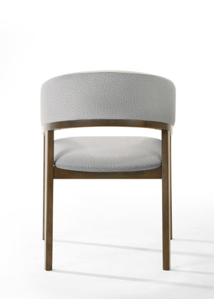 VIG Furniture Modrest Truman - Mid-Century Modern Grey + Walnut Dining Chair VGMA-MI-1240