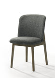 VIG Furniture Modrest Costello - Mid-Century Modern Grey Fabric + Wenge Dining Chair (Set of 2) VGMA-MI-1158-GRYWGE