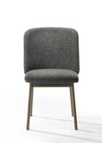 VIG Furniture Modrest Costello - Mid-Century Modern Grey Fabric + Wenge Dining Chair (Set of 2) VGMA-MI-1158-GRYWGE