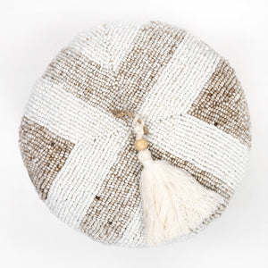 Lilys Set Of 3 Beaded Baskets With Tassel 8263