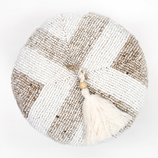 Lilys Set Of 3 Beaded Baskets With Tassel 8263