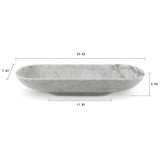 Lilys Nature Marble Oval Bowl Small 8271-S