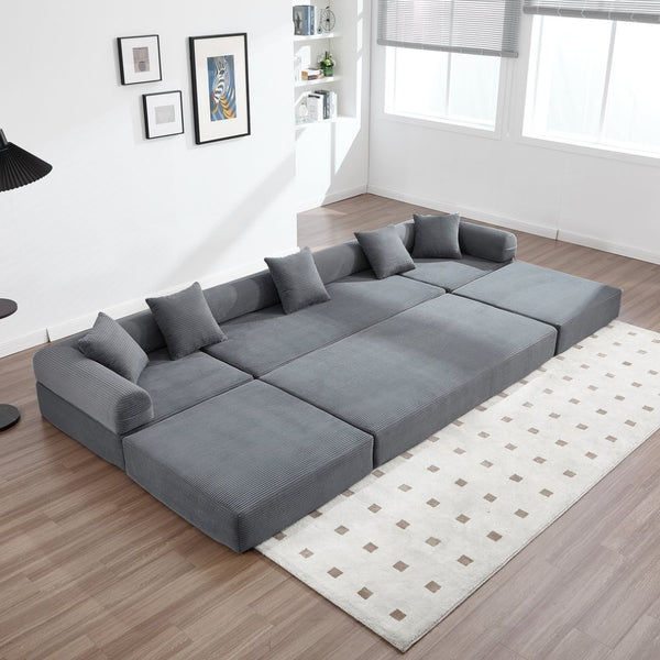 English Elm United We Win Convertible Sofa Bed - Plush Corduroy With Memory Foam, Perfect For Small Spaces! W1568S00252-GIGA