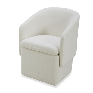 VIG Furniture Modrest Tassell - Modern Ivory Fabric Dining Chair VGKK-KF.Y2219-IVY