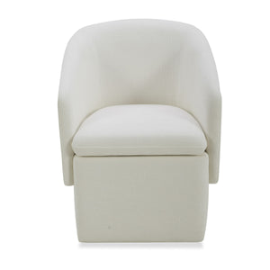 VIG Furniture Modrest Tassell - Modern Ivory Fabric Dining Chair VGKK-KF.Y2219-IVY