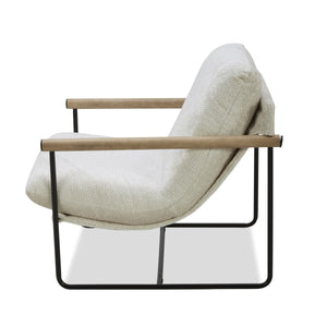 VIG Furniture Modrest Moorcroft - Modern Beige Fabric Accent Chair VGKK-KF.A2021-BGE