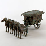 Lilys Bronze Green Horse-Drawn Carriage Vintage Finish 8274