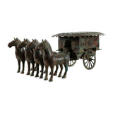 Lilys Bronze Green Horse-Drawn Carriage Vintage Finish 8274