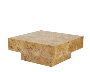 VIG Furniture Modrest August - Modern Burl Square Coffee Table VGMY-5377