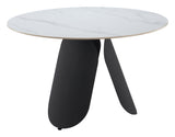 Toru Dining Table White 110349 Zuo Modern