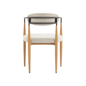 English Elm Christopher Knight Home® - Dining Arm Chairs Set Of 2 - Modern Upholstered Design With Iron Frame For Elegant Dining Comfort N771P232981K