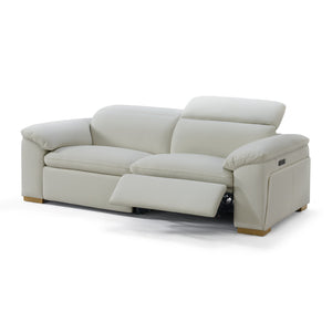 Vig Furniture Divani Casa Gregory - Chic Off-white Leather Reclining Sofa With Dual Comfort For Modern Living Off,White  Vgkv-km.6368-sofa-off