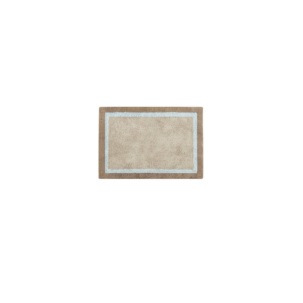 JLA Home Madison Park - Cotton Plush Tufted Bath Rug — Soft, Absorbent Spa-Like Comfort with Machine Washable, Non-Slip Backing Blue MP72-1048