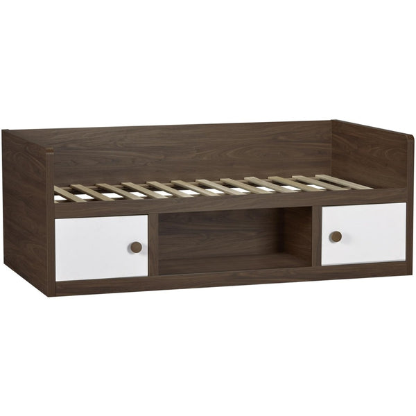 English Elm Sierra Ridge Twin Daybed with Drawer Storage Walnut Finish Farmhouse Two-tone Design B2733S00005