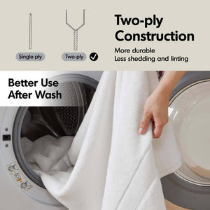 JLA Home Madison Park Signature - Quick 100% Cotton 6pc Towel Set — Plush Zero-Twist Terry, 400 GSM Quick-Dry, Absorbent & Durable Dark Green MPS73-530