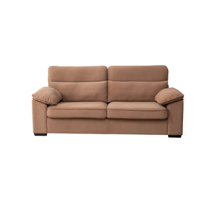 English Elm 2-Seater Sofa Bed - Stylish Mid-Century Modern Convertible Couch, Queen Sleeper With Space-Saving Design B347P409801