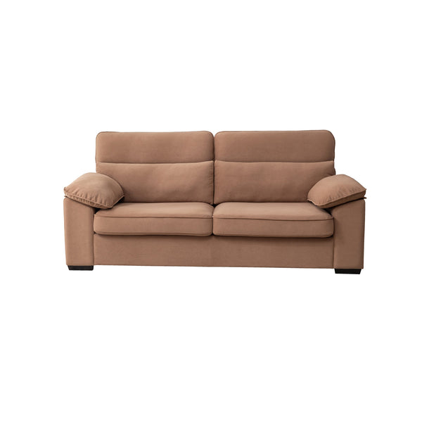 English Elm 2-Seater Sofa Bed - Stylish Mid-Century Modern Convertible Couch, Queen Sleeper With Space-Saving Design B347P409801