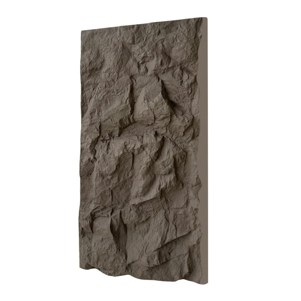 English Elm 3d Faux Stone Pu Wall Panels Set Lightweight Flame Resistant Architectural Accent Carbon Black W347P419801
