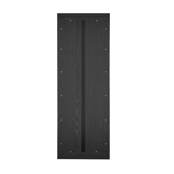 English Elm Rivington 28" Modern 5-Shelf Open Bookcase with Adjustable Shelves and Warm Wood Grain Finish Black B365P398315