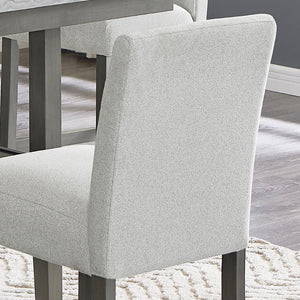 English Elm Luna Upholstered Counter Height Dining Chairs Set of 2 with Cushioned Back and Footrest B2749P413407