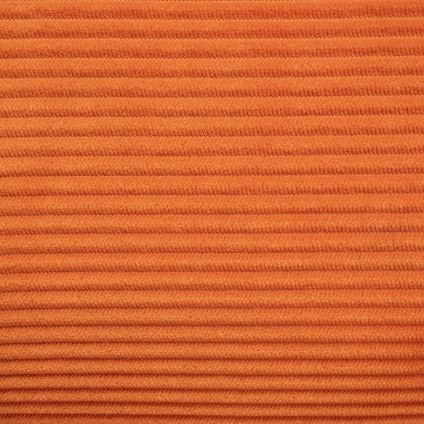 English Elm 98.4" Corduroy Cloud Puff Sofa Vacuum Packed 4-seater Living Room Couch with Pillows Orange W5515P477306