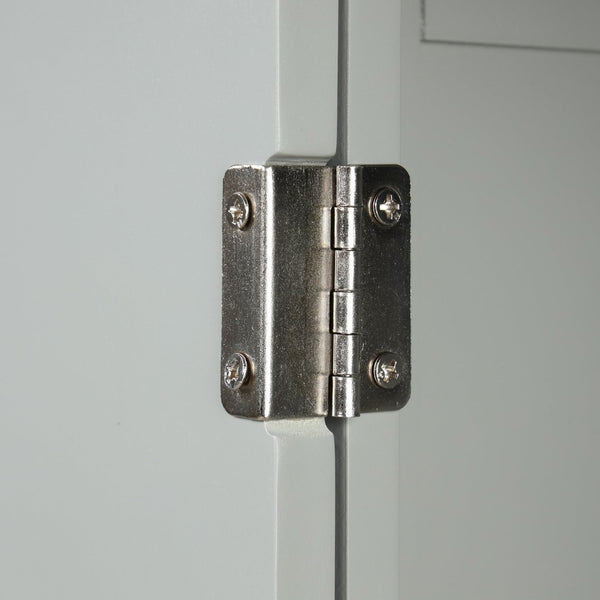 English Elm Tall Bathroom Storage Cabinet - Modern Grey Mdf Stand With Adjustable Shelf & 2 Drawers For Organization N725P241045E-GIGA