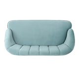 Christopher Knight Home® - Noble House - Amaia Mid-Century Modern Velvet Sofa With Seashell Backrest